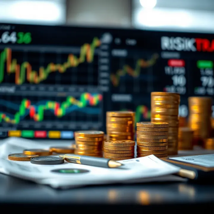Visual representation of financial stability and growth through effective risk management strategies