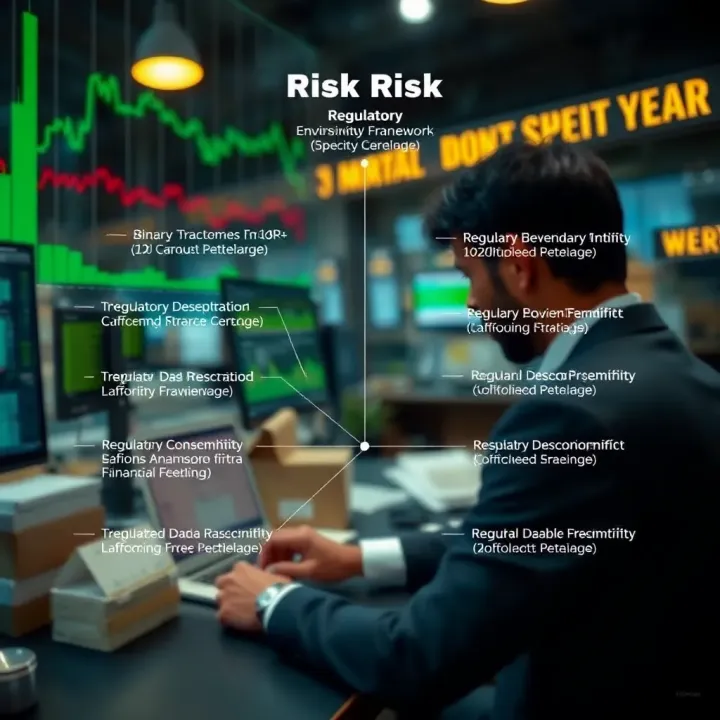 Illustration of regulatory framework and risk factors impacting binary traders within Pakistan's financial sector
