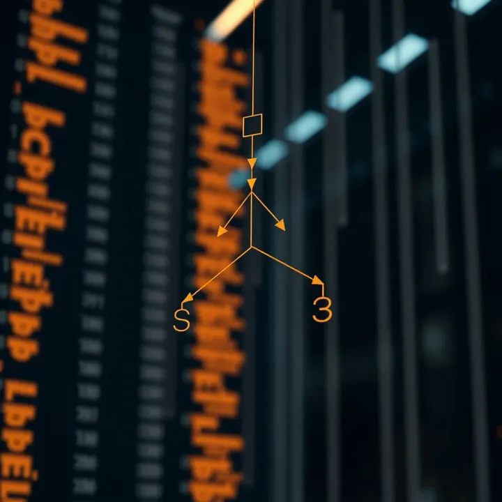 Flowchart depicting recursive algorithm used to calculate the height of a binary tree