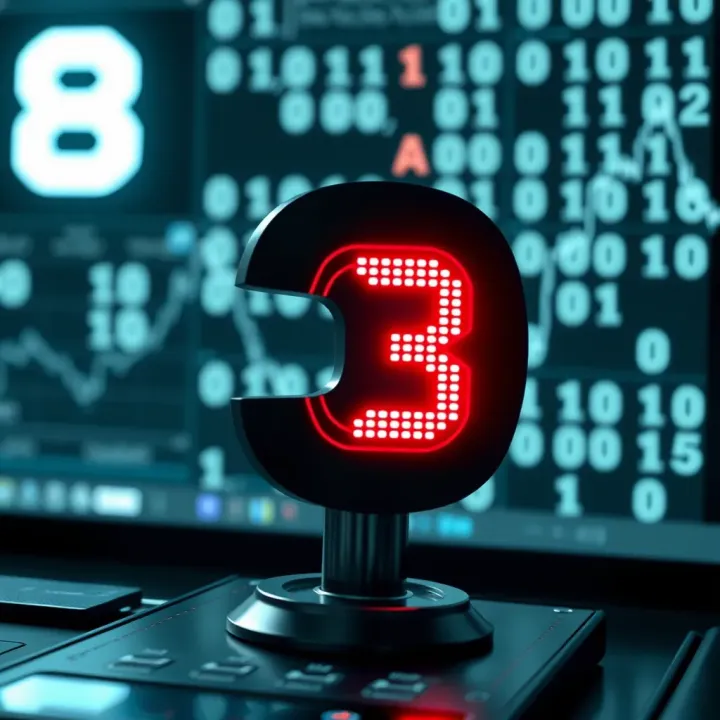 Visualization showing practical uses of binary numbers in modern computing systems