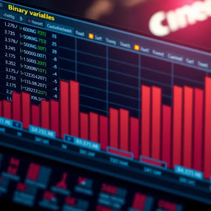 Application of Binary Variables in Data Analysis Chart showing practical use of binary variables in data analysis with examples from social sciences