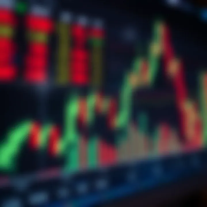 Bearish engulfing candlestick pattern indicating market reversal potential