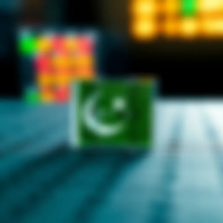 Visual representation of two's complement binary subtraction with example calculation and Pakistani flag symbol
