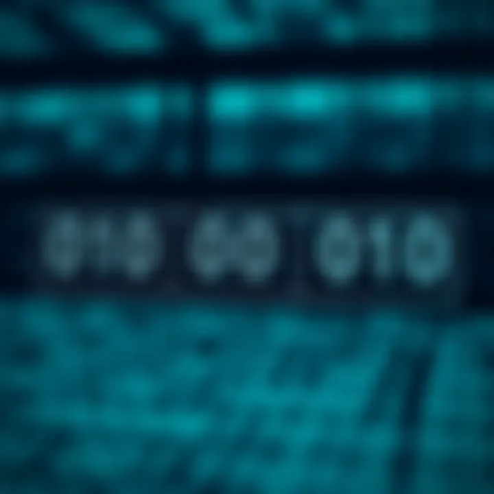 Diagram showing grouping of binary digits into sets of three for octal conversion