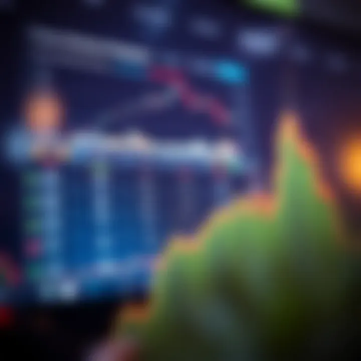 Graph showing comparison of forex broker fees and trading platform features