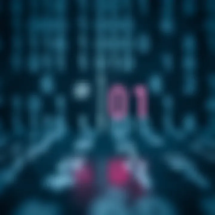 Diagram illustrating binary number with sign bit indicating positive and negative values