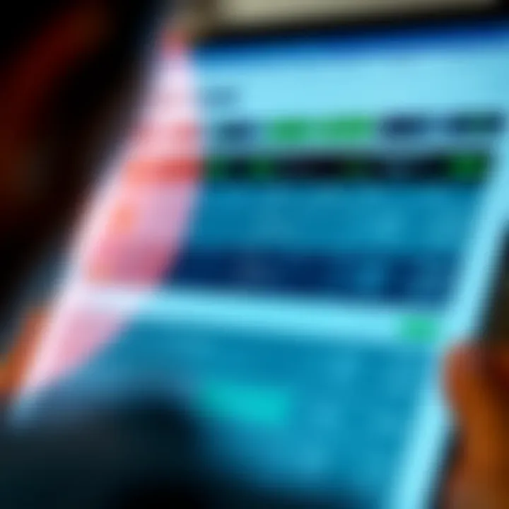 Comparison chart highlighting features of top trading apps available in Pakistan for beginners