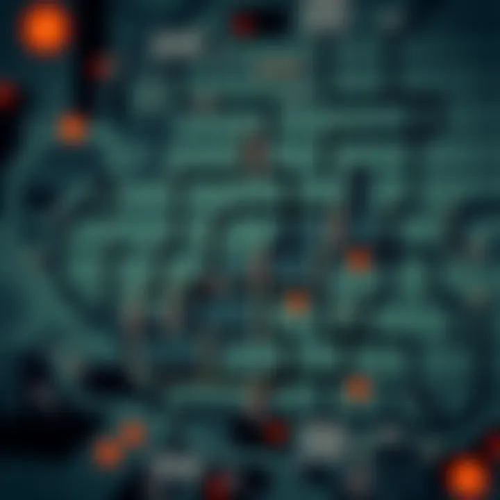 Diagram illustrating the logic gate configuration used to perform binary addition in a digital circuit