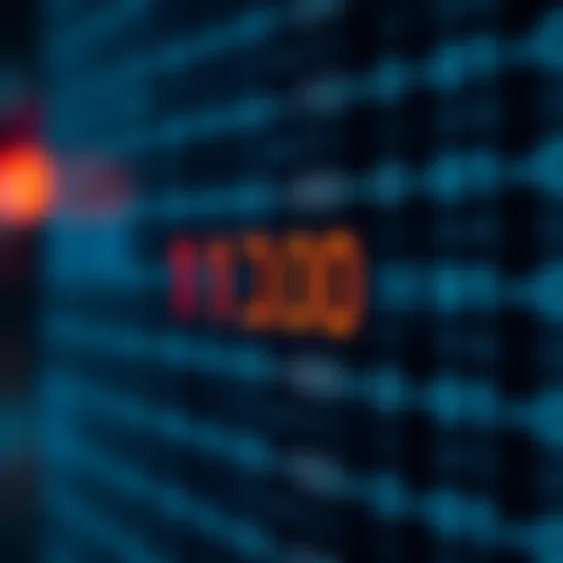 Diagram illustrating binary addition with carry-over using one and zero digits