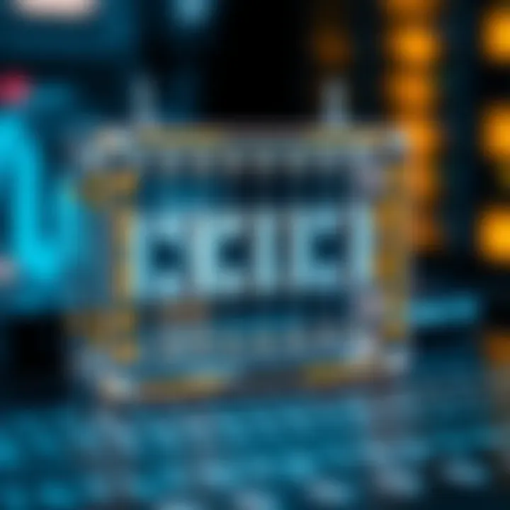 Diagram illustrating the working principle of a binary counter with flip-flops connected in sequence