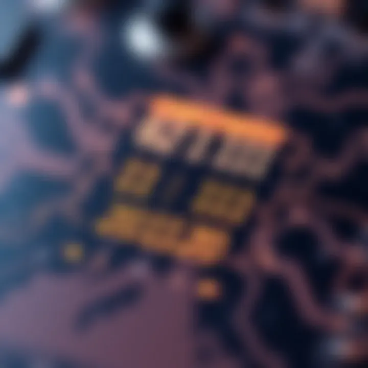 Diagram illustrating binary digits as fundamental units in digital circuits