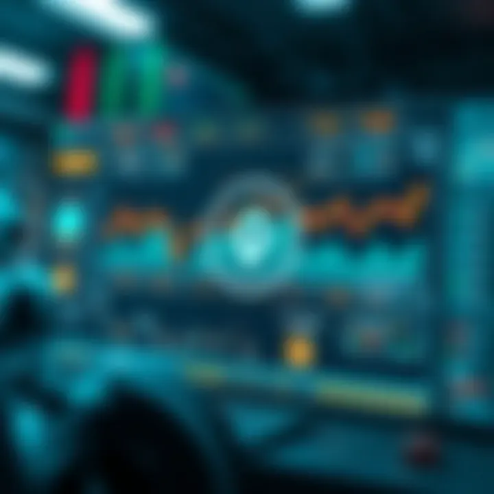 Diagram showing automated cryptocurrency trading with bots analyzing market data and executing trades