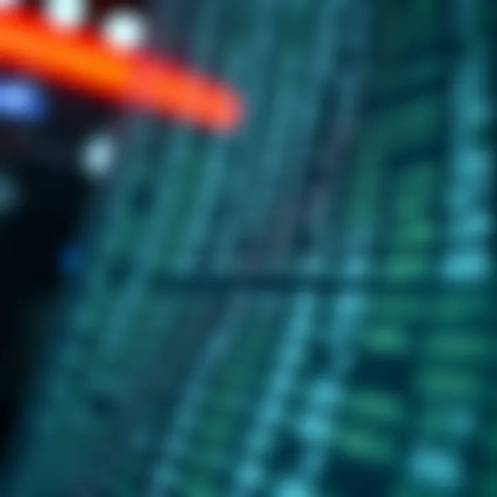 Illustration of binary search dividing a sorted list to locate a target value