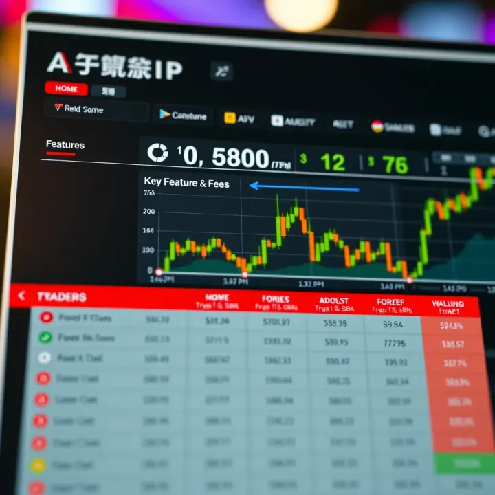 Forex Platform Features and Fees Comparison Comparison chart highlighting key features and fees of forex trading platforms relevant to Pakistani traders