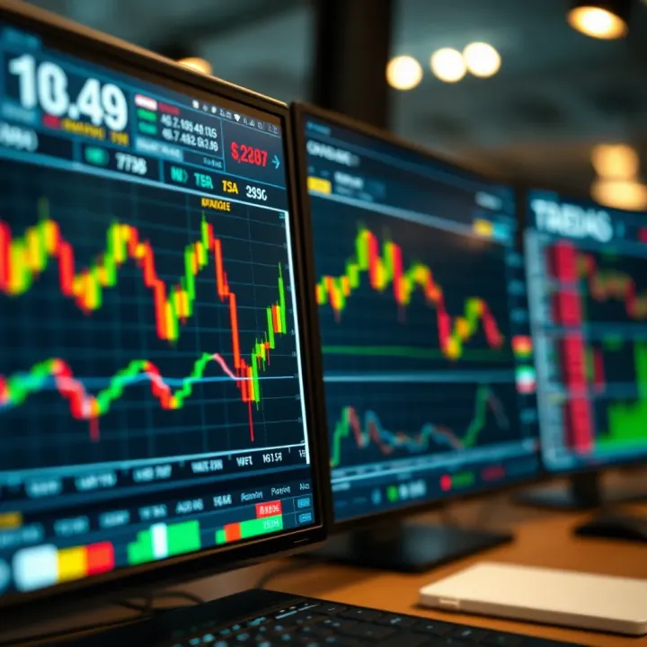 A graphical representation of forex trading platforms showing various currency pairs and charts