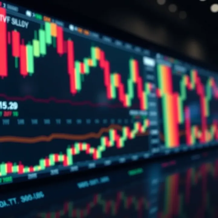 Visual representation of advanced candlestick formations used in technical trading