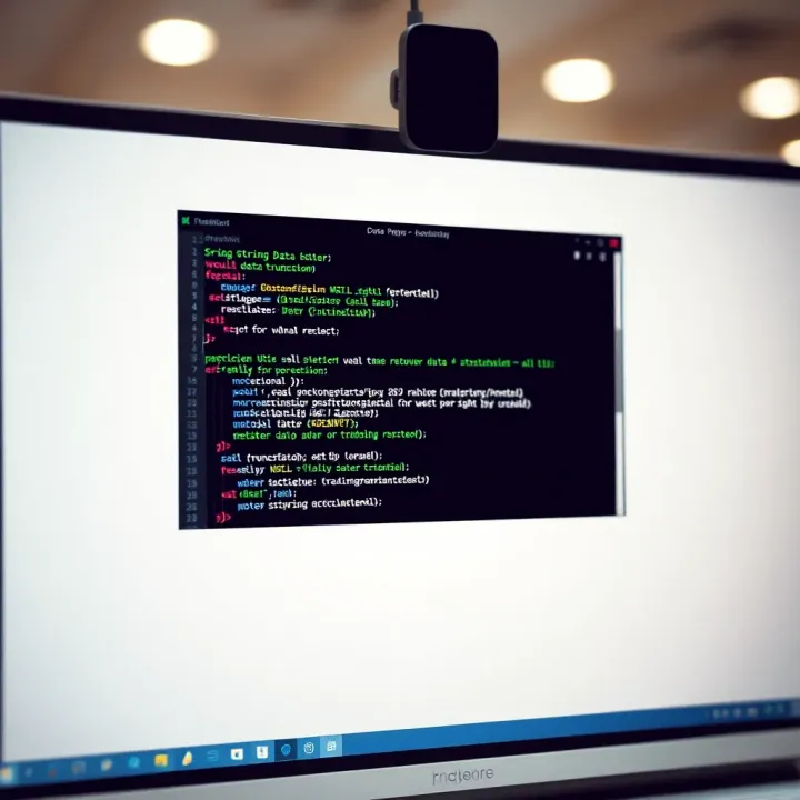 SQL Server management studio showing error message and code to debug data truncation