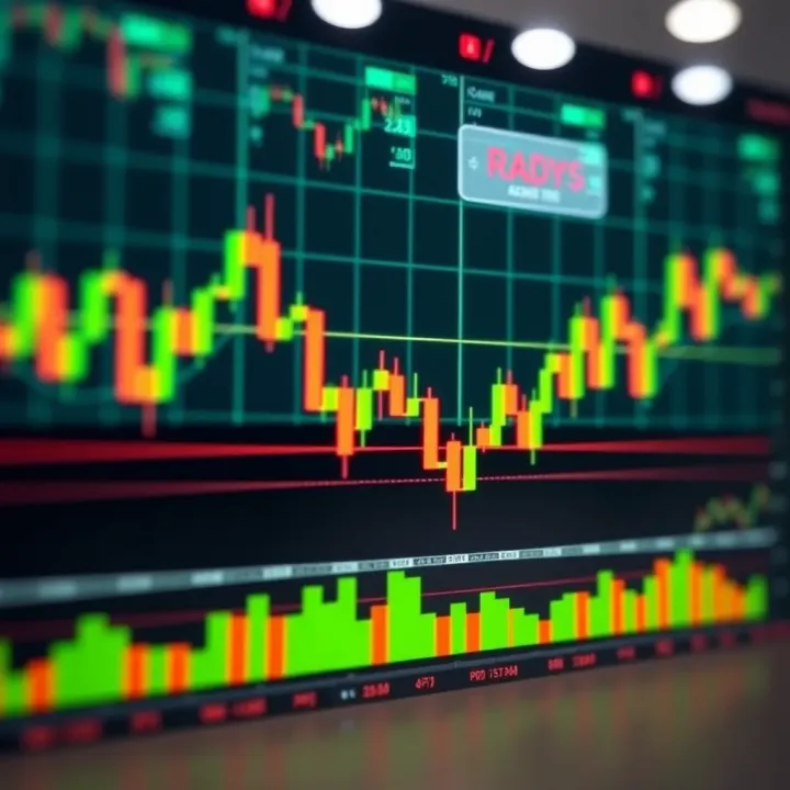 Illustration showing various candlestick chart formations used in trading analysis