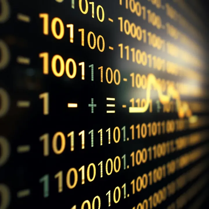 Visual representation of binary arithmetic operations showcasing addition and subtraction in binary format