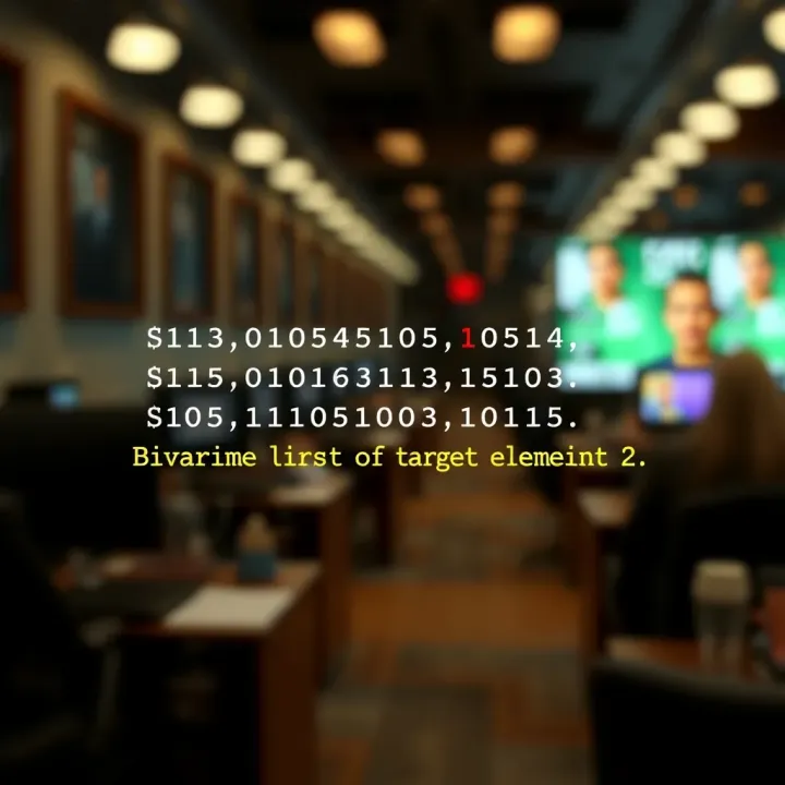 Diagram showing the division of a sorted list during binary search to locate a target element