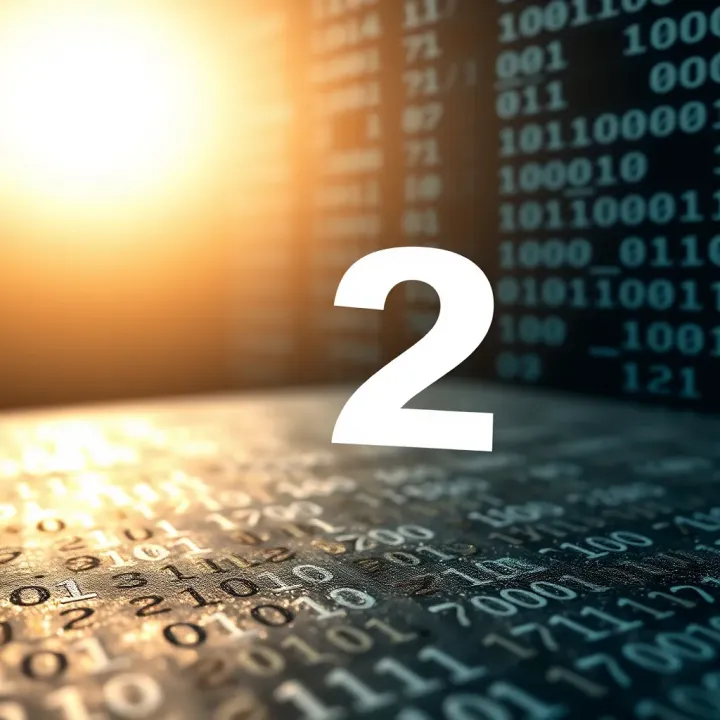 How the Number Two Converts to Binary